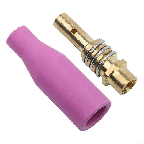 7PCS MIG Welding Contact Tips 0.8mm with Nozzles and Holder for 15AK MB15 Torch for MAG Accessories Kit in Saudi Arabia