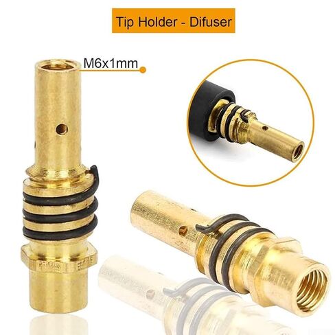 طقم موزع حامل طرف الاتصال لشعلة اللحام MB15 15AK 0.9 مللي متر أطراف نحاسية مع الفوهات والملحقات in Saudi Arabia