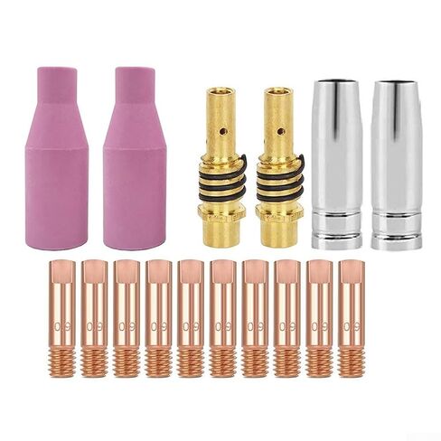طقم موزع حامل طرف الاتصال لشعلة اللحام MB15 15AK 0.9 مللي متر أطراف نحاسية مع الفوهات والملحقات in Saudi Arabia