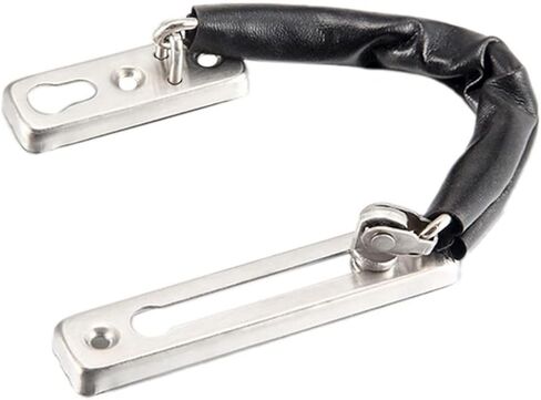 Chain Lock Practical Bolt Safety Chain Door Hardware Door Chain High Hardness Thicken Anti-Rust Security Lock Chain Secondary Guard(CH) in Saudi Arabia