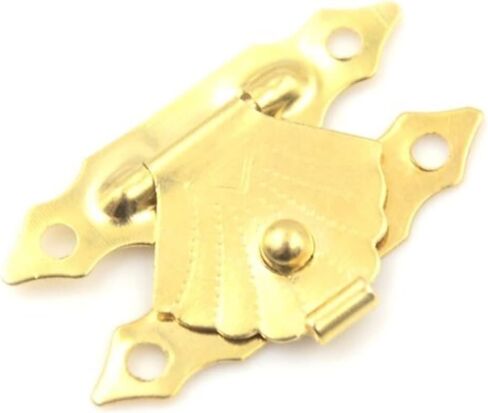 مزلاج اقفال الصناديق الزخرفية غلق بمشبك مزلاج صغير العتيقة صفائح حديد علبة خشبية غلق بمشبك للمنزل Finuture مشبك قفل قفل in Kuwait