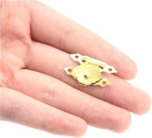 مزلاج اقفال الصناديق الزخرفية غلق بمشبك مزلاج صغير العتيقة صفائح حديد علبة خشبية غلق بمشبك للمنزل Finuture مشبك قفل قفل in Kuwait