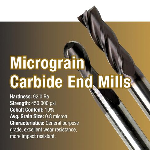 3/8 4-Flute 0.030 Radius Solid Carbide End Mill TiAlN Coated in Kuwait
