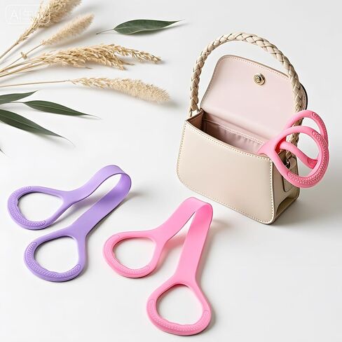 Figure 8 Resistance Bands with Handles, 4-Pack TPE Workout Bands for Women – Arm Back Shoulder Toner, Elastic Exercise Ropes for Home Gym Yoga Pilates Physical Therapy in Kuwait