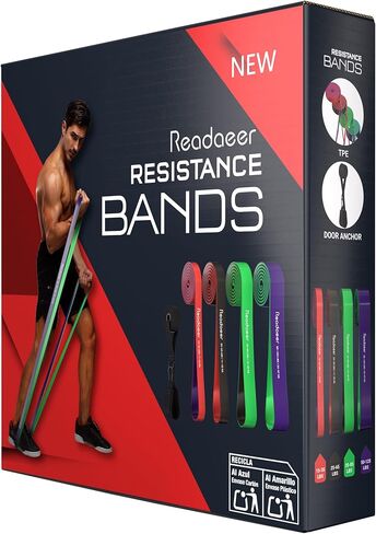 Pull Up Bands, Resistance Bands, Pull Up Assistance Bands Set for Men & Women, Exercise Bands for Working Out, Body Stretching, Physical Therapy, Muscle Training at Home, Gym in Kuwait