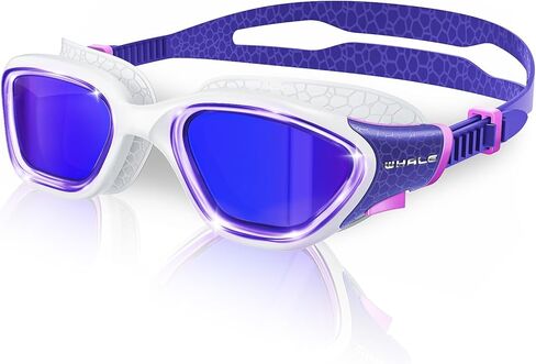 Whale Swim Goggles Polarized Anti-Fog Lenses, Unisex | 100% UV Protection | Anti-Fog Design in Saudi Arabia