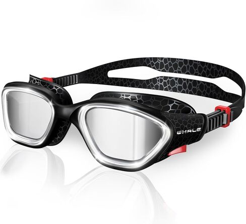 Whale Swim Goggles Polarized Anti-Fog Lenses, Unisex | 100% UV Protection | Anti-Fog Design in Saudi Arabia