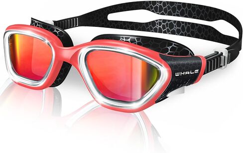 Whale Swim Goggles Polarized Anti-Fog Lenses, Unisex | 100% UV Protection | Anti-Fog Design in Saudi Arabia