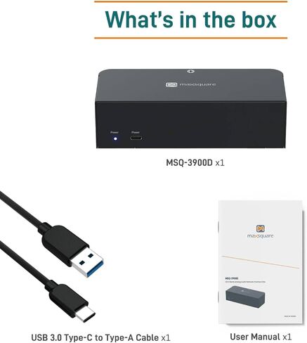 Dante Audio 4 Channel Analog Audio Network Interface Box, Four 3-Pin XLR inputs, PoE, Aluminum Housing, TAA Compliant (MSQ-3900D) in Saudi Arabia