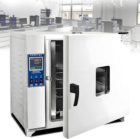 فرن تجفيف وتسخين المختبر، فرن تجفيف الهواء القسري للمختبر، مع التحكم في درجة الحرارة وشاشة LED، للمختبر/الصناعي، 43 لتر in Kuwait