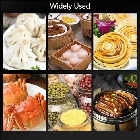 4-Hole Food Steamer, Commercial Steamed Bun Oven, Food Warmer, Stainless Steel Steamed Bun Machine,for Restaurant/Store/Home in Saudi Arabia