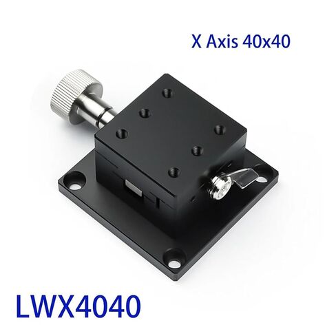 X-axis LWX4040 40x40mm Dovetail Groove fine-Tuning Platform Manual Transmission in Saudi Arabia