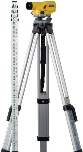 Spectra Precision AL28M المستوى التلقائي مع معوض مغناطيسي مبلل، تكبير 28x، محركات مماس أفقية، خطوط Stadia لقياس المسافة، مقاومة للماء in Kuwait