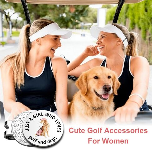 JEWGLO Golden Retriever Golf Accessories for Women Girls Golden Retriever Gifts for Women Girls Golf Gifts for Woman Golfers Birthday Golfs Easter Basket Stuffers Dog Mom Mothers Day for Dog Lovers in Saudi Arabia
