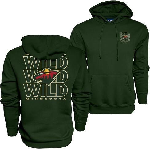 Blue 84 NHL Officially Licensed Hooded Sweatshirt Front/Back Curl Team Color in Saudi Arabia