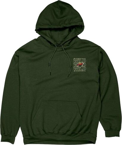 Blue 84 NHL Officially Licensed Hooded Sweatshirt Front/Back Curl Team Color in Saudi Arabia