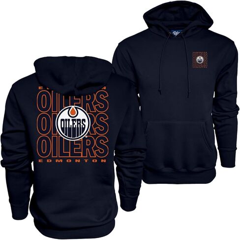Blue 84 NHL Officially Licensed Hooded Sweatshirt Front/Back Curl Team Color in Saudi Arabia