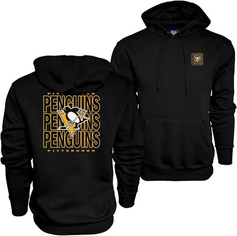 Blue 84 NHL Officially Licensed Hooded Sweatshirt Front/Back Curl Team Color in Saudi Arabia