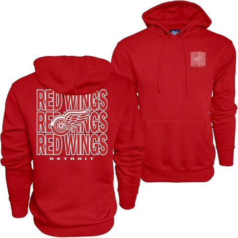 Blue 84 NHL Officially Licensed Hooded Sweatshirt Front/Back Curl Team Color in Saudi Arabia