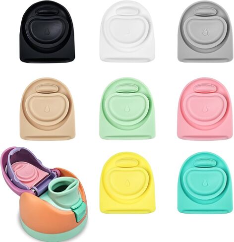 NTIERA 4PCS Replacement Silicone Rubber Seal for Owala FreeSip, Gasket Stopper Compatible with Owala Water Bottle Lid Parts 16/19/24/32/40oz, Leakproof, BPA-Free, Gasket Only in Saudi Arabia