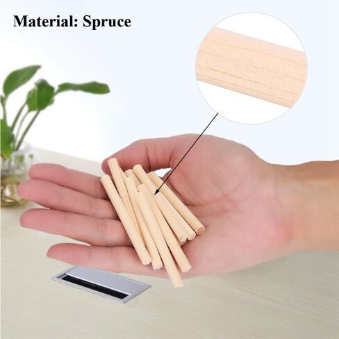 10Pcs Spruce Violin Sound Posts - Violin Column Spruce Sound-post Spruce Musical Instrument Accessories for 3/4 & 4/4 Violins in Saudi Arabia