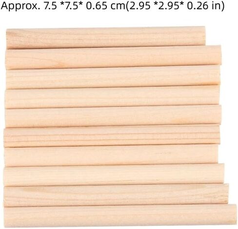 10Pcs Spruce Violin Sound Posts - Violin Column Spruce Sound-post Spruce Musical Instrument Accessories for 3/4 & 4/4 Violins in Saudi Arabia