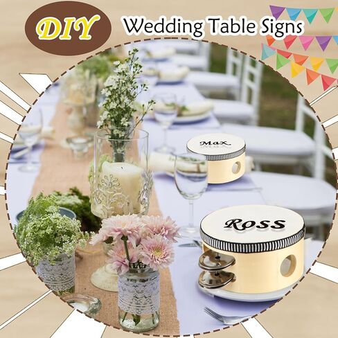 12 Pcs 4 Inch Tambourines Wedding Drum Wooden Small Handheld Tambourines with Double Row Metal Jingles Drums Musical Instruments Percussion for Adult Church Wedding Party in Saudi Arabia