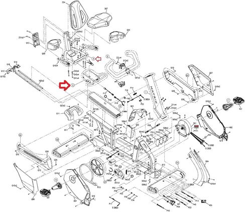 Seat Slide Set 1000417067 Works with Matrix Fitness RB307-US-F RB315 Stationary Bike in Saudi Arabia