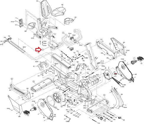 Seat Slide Set 1000309218 Works with Matrix Fitness RB317 RB307-US-F Stationary Bike in Saudi Arabia