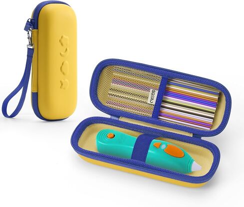 حافظة أقلام SQERO ثلاثية الأبعاد لـ 3Doodler Start+ مجموعة أقلام ثلاثية الأبعاد أساسية للأطفال، حقيبة إعادة تعبئة أقلام تخزين واقية ضد الصدمات أثناء السفر، هدايا لطيفة للأولاد والبنات (حقيبة فقط) in Kuwait