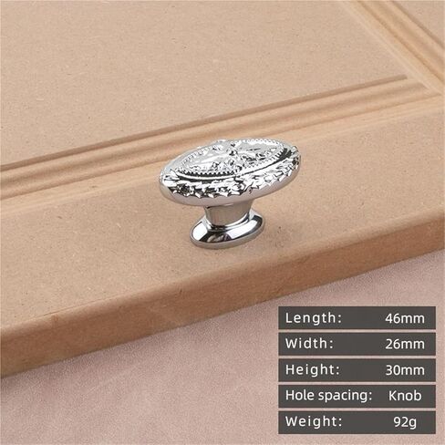 Solid Brass Chromium Silver Handle Kitchen Cabinet Simple Drawer Long 1Pcs(17-46mm) in Saudi Arabia