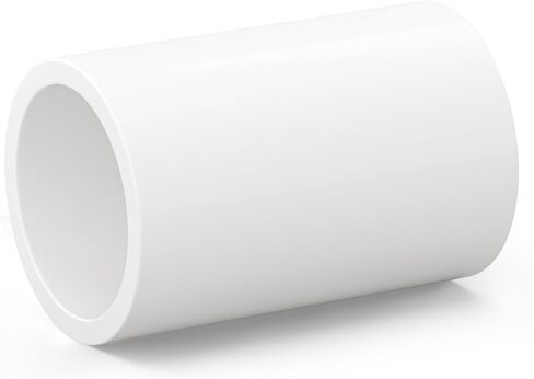 GASHER 25 قطعة تركيب الأنابيب البلاستيكية 1/2" PVC اقتران الأثاث الصف الأنابيب المقبس تركيبات، للمنزل أو الصناعية in Kuwait