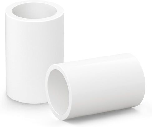 GASHER 25 قطعة تركيب الأنابيب البلاستيكية 1/2" PVC اقتران الأثاث الصف الأنابيب المقبس تركيبات، للمنزل أو الصناعية in Kuwait