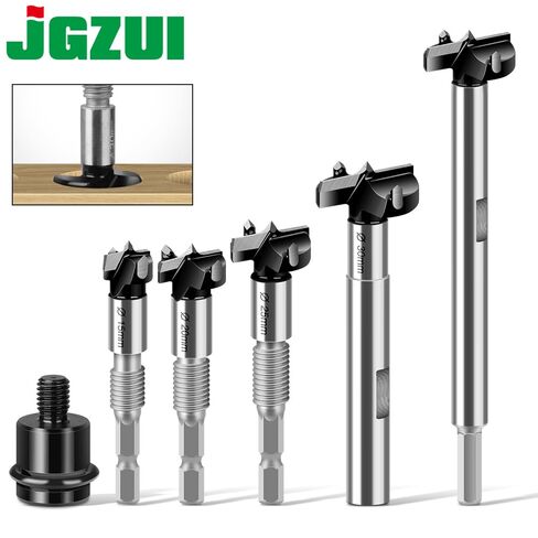 Multifunctional Extended Woodworking Hole Opener External Thread Flat Wing Drill Reaming Drill Extended Limit Board Hand Drill(Drill 35mm) in Saudi Arabia