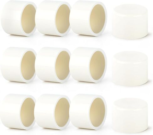 GASHER 25 قطعة تركيب الأنابيب البلاستيكية 1/2" PVC اقتران الأثاث الصف الأنابيب المقبس تركيبات، للمنزل أو الصناعية in Kuwait