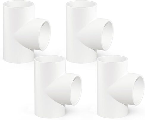 GASHER 25 قطعة تركيب الأنابيب البلاستيكية 1/2" PVC اقتران الأثاث الصف الأنابيب المقبس تركيبات، للمنزل أو الصناعية in Kuwait