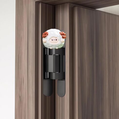Cute Mini Creative Lamb,Sheep Hinge Heads Decorative Topper Set 6PCS, Home Decoration,Magnetic Hinge Head Toppers Door Hinge in Saudi Arabia