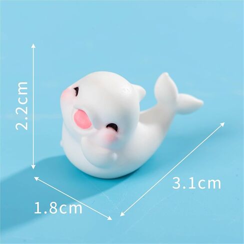 Cute Mini Creative Marine Animals, Joyful Little Dolphins Hinge Heads Decorative Topper Set 6PCS, Home Decoration,Magnetic Hinge Head Toppers Door Hinge in Saudi Arabia