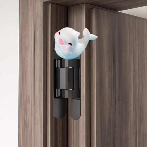 Cute Mini Creative Marine Animals, Joyful Little Dolphins Hinge Heads Decorative Topper Set 6PCS, Home Decoration,Magnetic Hinge Head Toppers Door Hinge in Saudi Arabia