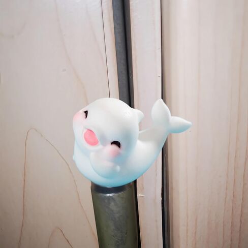 Cute Mini Creative Marine Animals, Joyful Little Dolphins Hinge Heads Decorative Topper Set 6PCS, Home Decoration,Magnetic Hinge Head Toppers Door Hinge in Saudi Arabia
