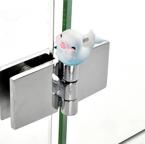 Cute Mini Creative Marine Animals, Joyful Little Dolphins Hinge Heads Decorative Topper Set 6PCS, Home Decoration,Magnetic Hinge Head Toppers Door Hinge in Saudi Arabia