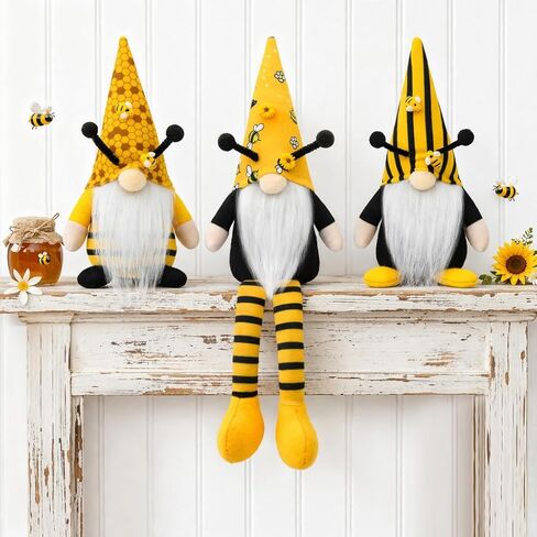 Fall Decorations for Home Indoor 3PCS Gnomes Plush with Maple Leaves Sunflowers Rugby Ball Thanksgiving Decor for Tiered Tray Autumn Table Shelf Mantel Rustic Farmhouse Accents in Saudi Arabia