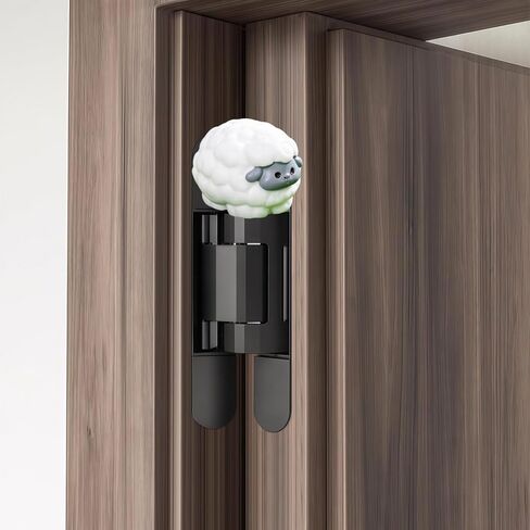 Cute Mini Creative Lamb,Sheep,Goat, Antelope Hinge Heads Decorative Topper Set 6PCS, Home Decoration,Magnetic Hinge Head Toppers Door Hinge in Saudi Arabia