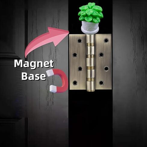 Cute Mini Creative Potted Grass Hinge Heads Decorative Topper Set 6PCS, Home Decoration,Magnetic Hinge Head Toppers Door Hinge in Saudi Arabia