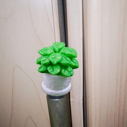 Cute Mini Creative Potted Grass Hinge Heads Decorative Topper Set 6PCS, Home Decoration,Magnetic Hinge Head Toppers Door Hinge in Saudi Arabia