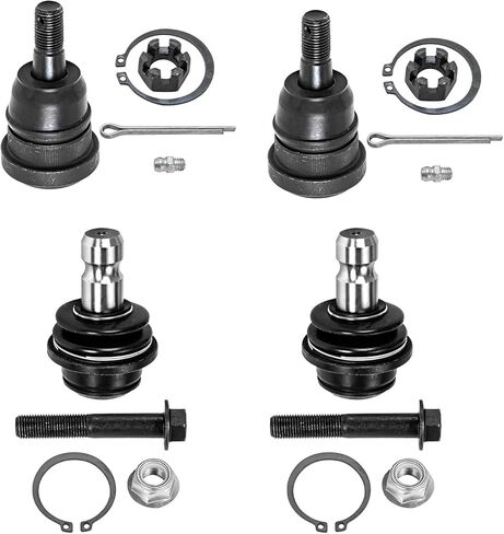 Detroit Axle - 4 Front Ball Joints for Nissan Titan Armada INFINITI QX56, Upper & Lower Suspension Ball Joints Replacement in Kuwait