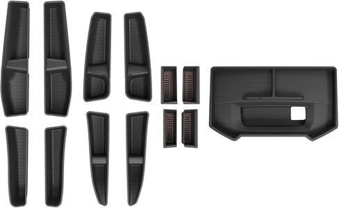 12 بوصة شاشة Dashboard Storage Organizer متوافق مع 2019-2025 Dodge RAM 1500 Dashboard Storage Tray Replacation for 2019-2025 Dodge RAM 1500 Accessories in Kuwait