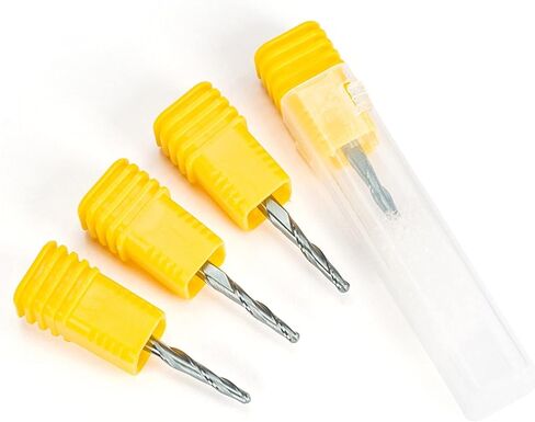 Carbide Milling Cutter 10 Pieces Of 3.175mm 1/8" Tapered Ball End Mill With Tungsten Carbide Coating Tapered Cnc Milling Cutter 3D Woodworking Engraving Bit (Dimensions : R1.0XD3.175X15X38) in Saudi Arabia