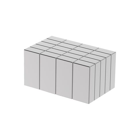 N52-3/4 L x 3/8" W x 3/16" H - 20 Pack, Strong Neodymium Bar Magnets, Powerful Rectangular Rare Earth Magnets, Heavy Duty Industrial Neodymium Block Magnet for Crafts, Hobbies in Saudi Arabia