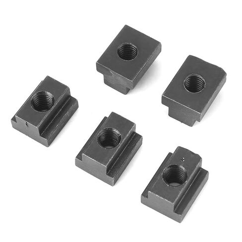 5 pcs Black Oxide Finish T Slot Nuts M8/10 Threads T Sliding Nut Fasteners Fit Into T-slots In Machine Tool Tables(M8) in Saudi Arabia